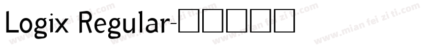 Logix Regular字体转换